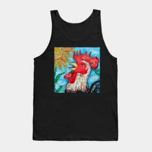 Happy Cheery Red Rooster Tank Top